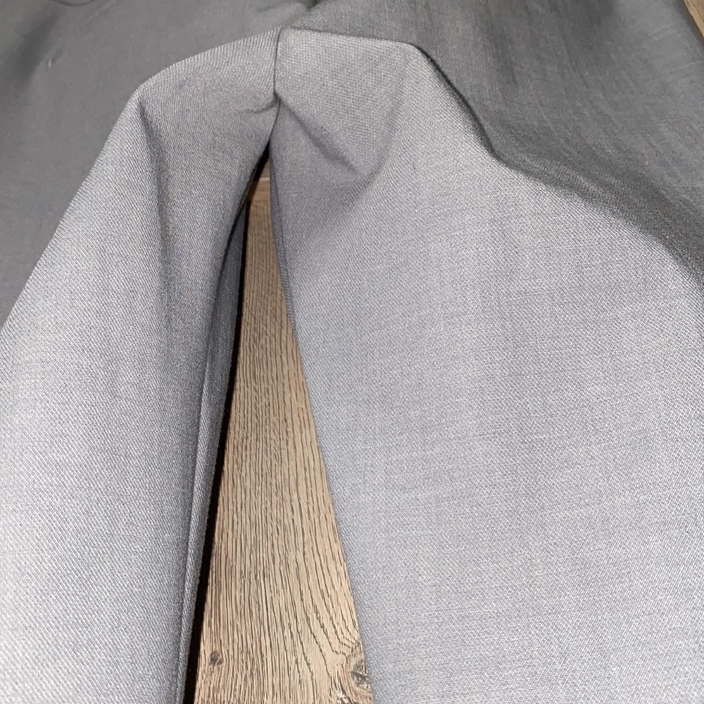 Columnist straight leg MID rise 6 LONG Light Heather Grey  Great condit worn 4x - Picture 14 of 16
